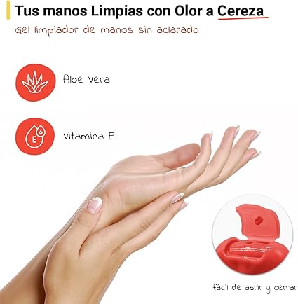 612TIMB7FYL._AC_SX425_ Gel Hidroalcohólico cereza The Fruit Company - Imagen 3