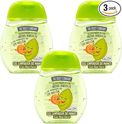 615BKhH71JL._AC_SX425_PIbundle-3,TopRight,0,0_SH20_ Gel Hidroalcohólico Melón The Fruit Company