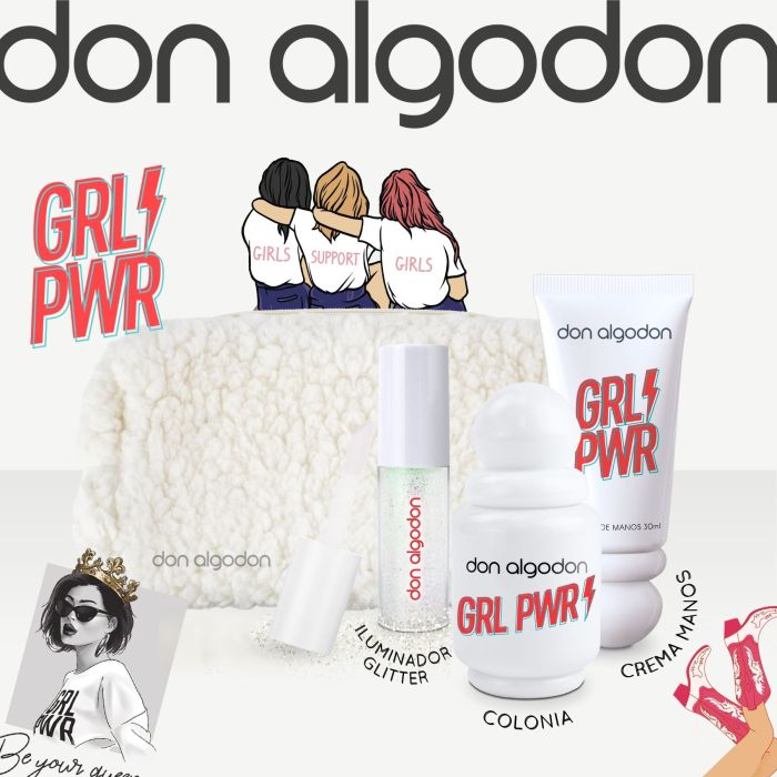 Estuche mujer GRL PWR - don algodon - Imagen 2