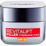 Crema Facial Revitalift Filler + Acido Hialurónico Loreal