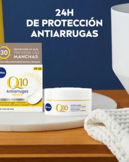 Crema Facial Nivea Q10 Antiarrugas Fp 30