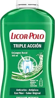 Enjuague Bucal Triple Acción Licor del Polo