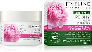 Crema Facial Orgánica Probióticos de Peonia Eveline Cosmetics