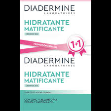 Crema Facial Hidratante Matificante Día Diadermine 1+1