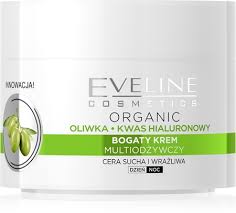 Crema Facial Hyaluronic Acid Green Olive Eveline Cosmetics