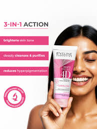 Gel Lavado Facial Blanqueador White Prestige 4D Eveline Cosmetics